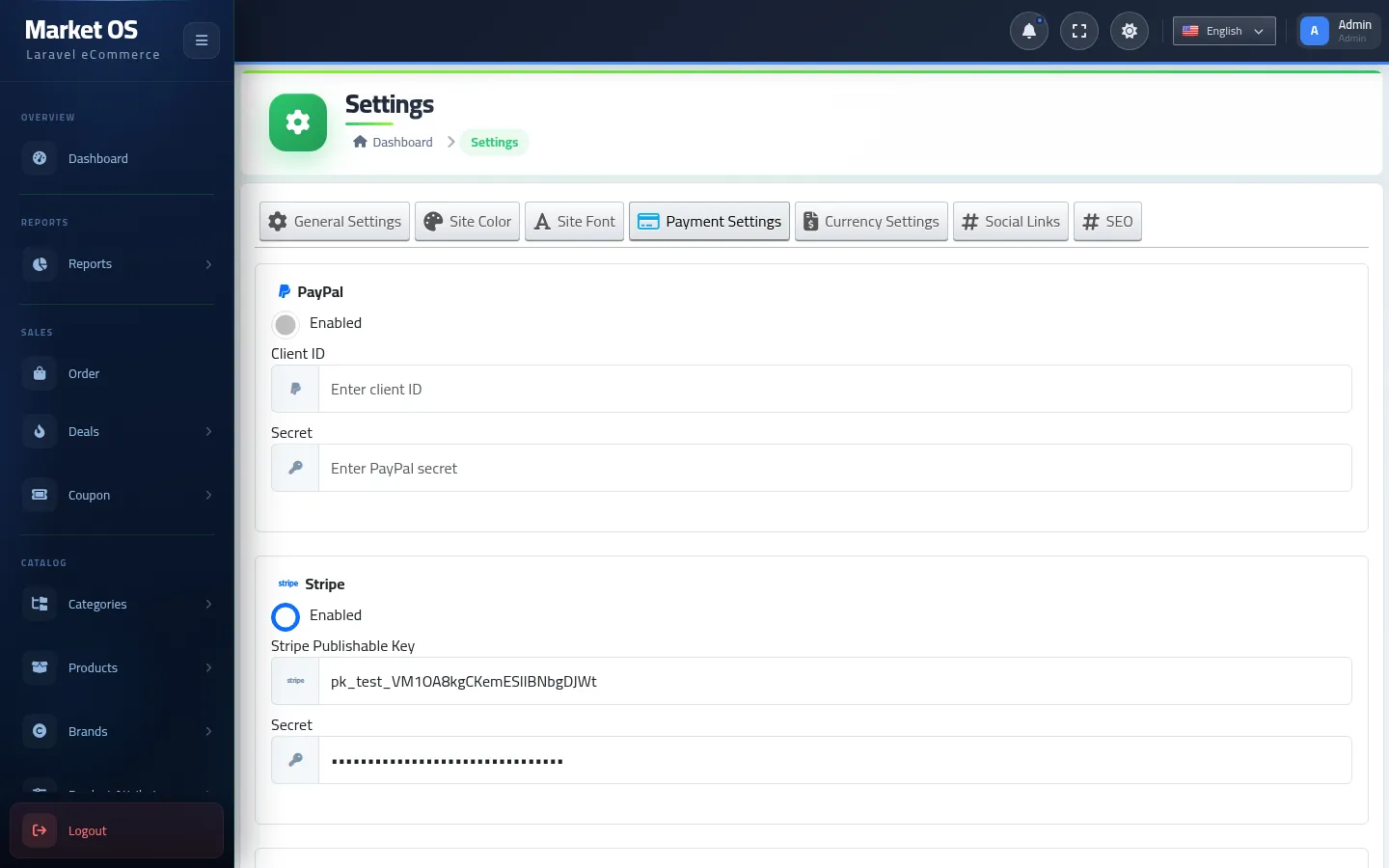 Multiple Payment Gateways